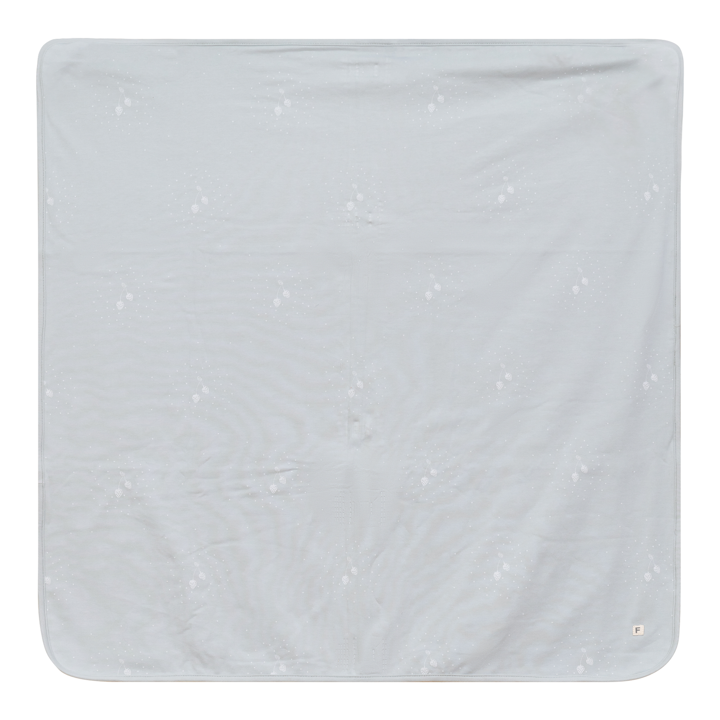 Strawberry and Dot Print Blanket Skylight One Size