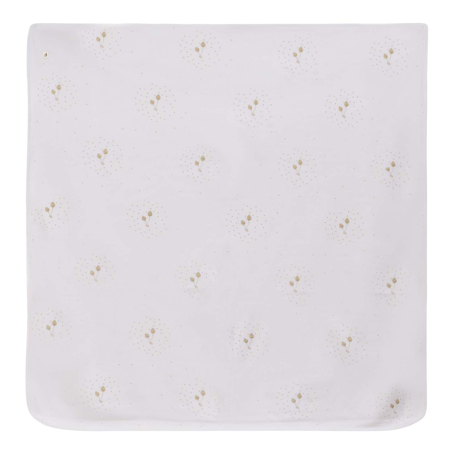 Strawberry and Dot Print Blanket White One Size