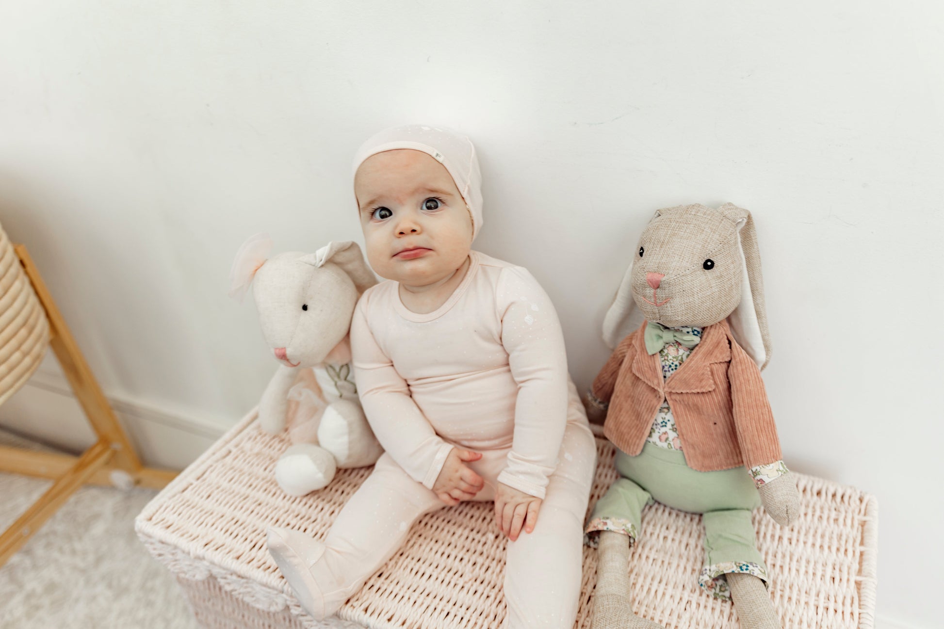 Strawberry and Dot Print Onesie Set