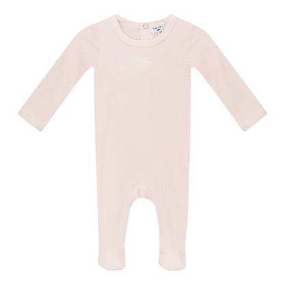 Little Fragile Onesie Powder Pink