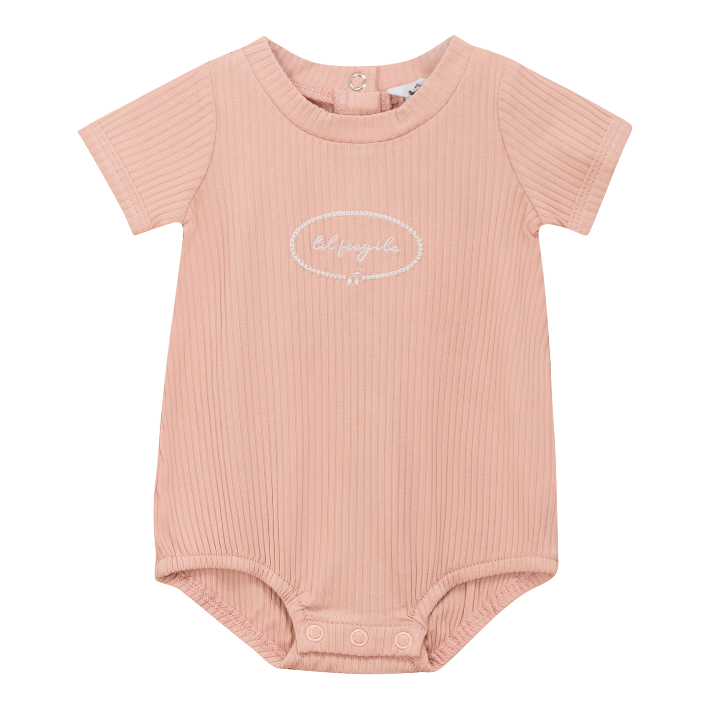 Little Fragile Romper Rosebud
