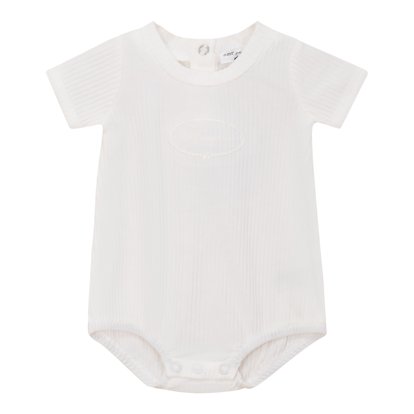 Little Fragile Romper White