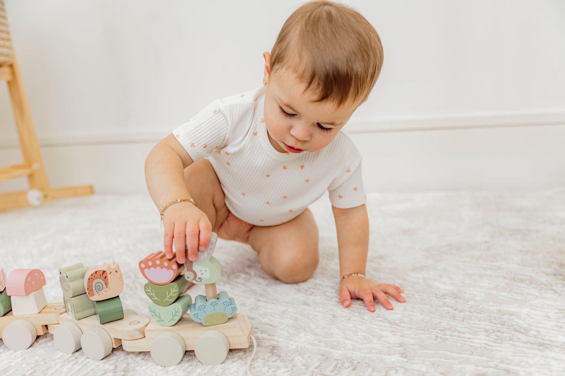 Clover Print Shorts Set