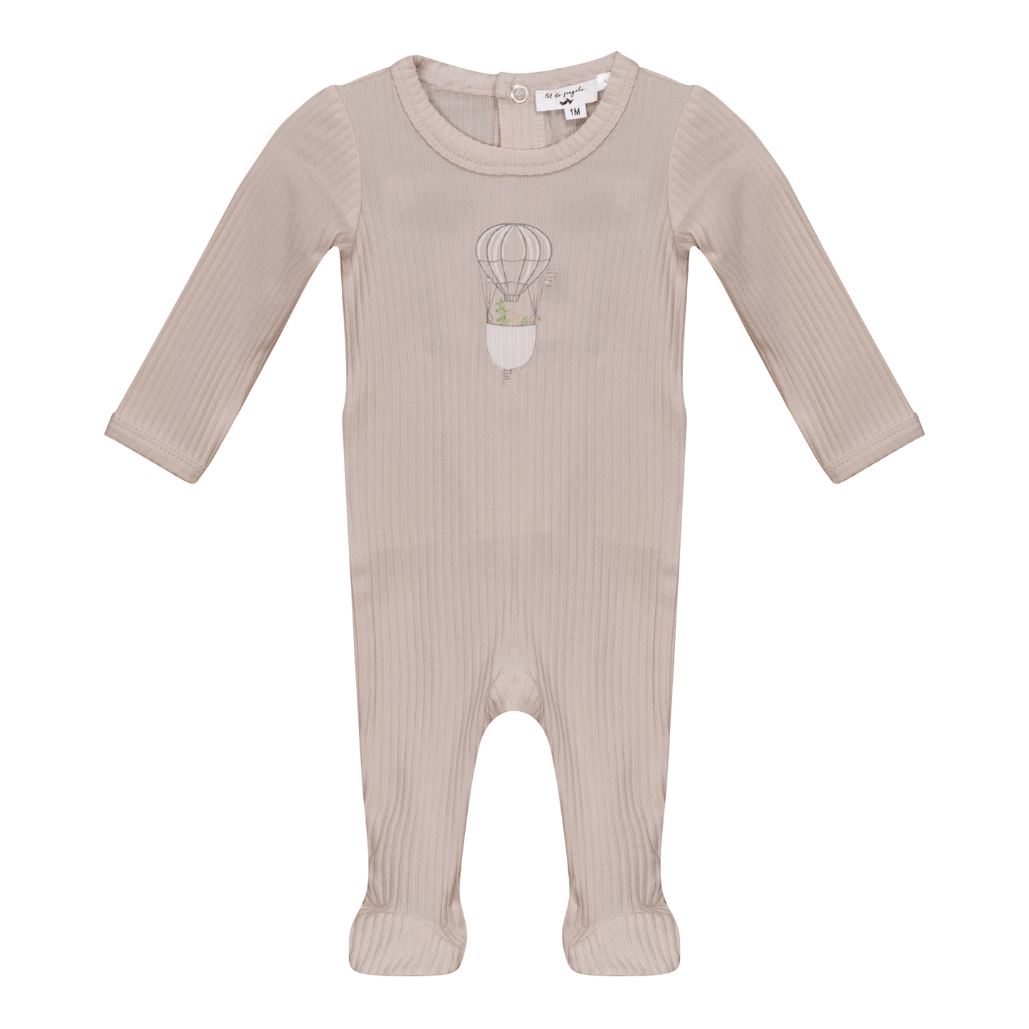 Air Balloon Print Onesie Mushroom