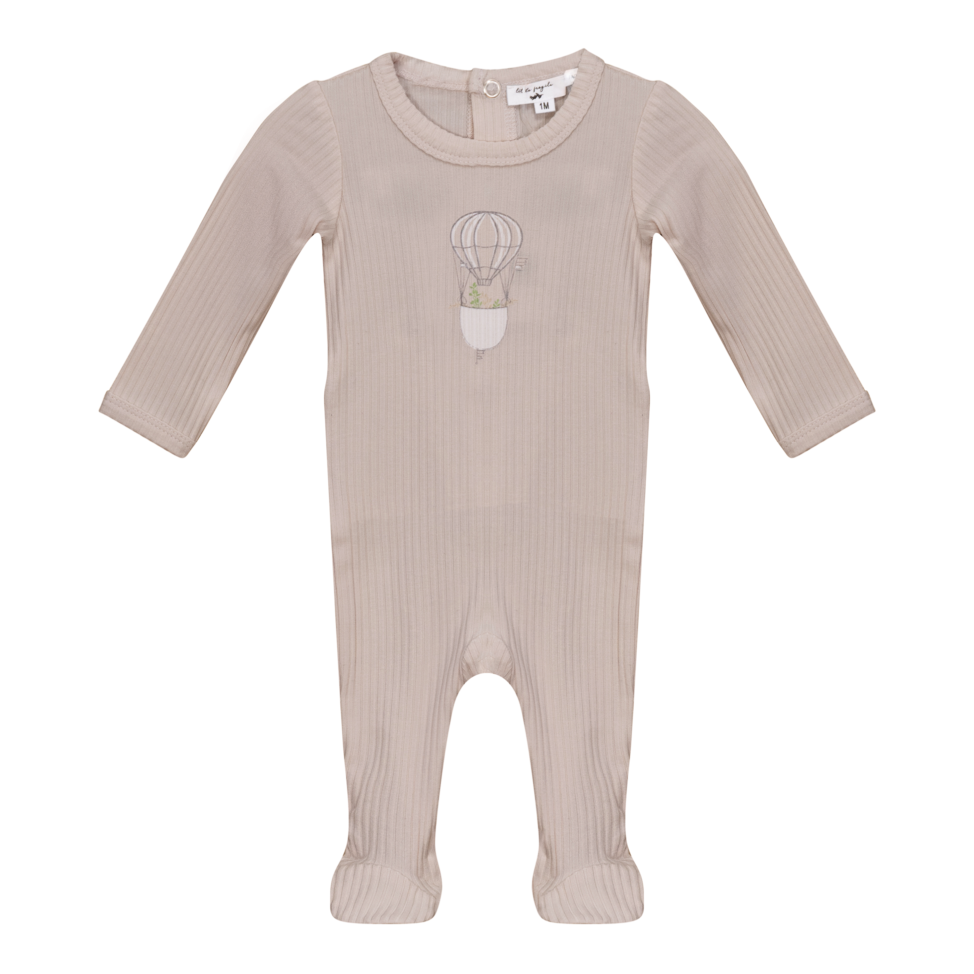 Air Balloon Print Onesie Mushroom