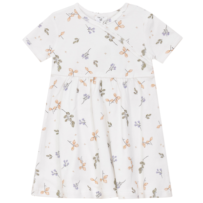 Pastel Print Dress White Sage