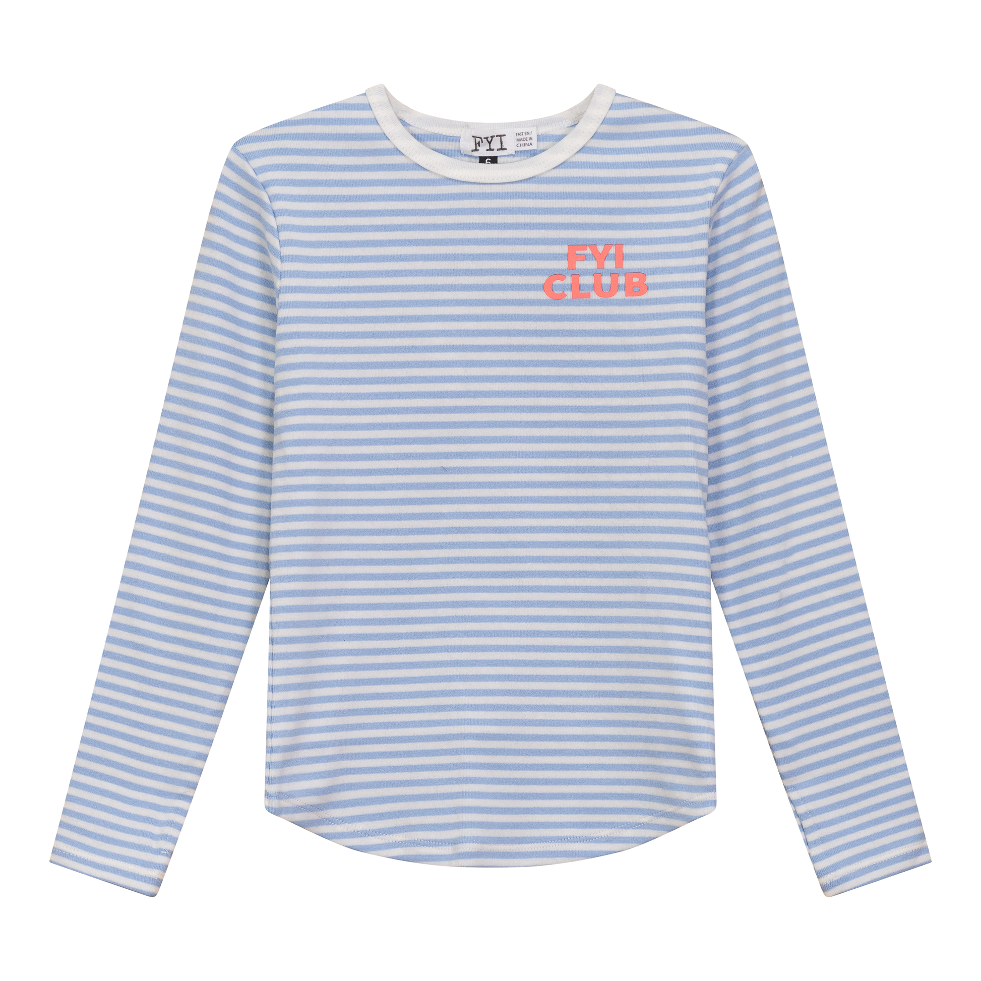 FYI CLUB Top White Denim