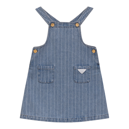 Stripe Denim Jumper Light Denim