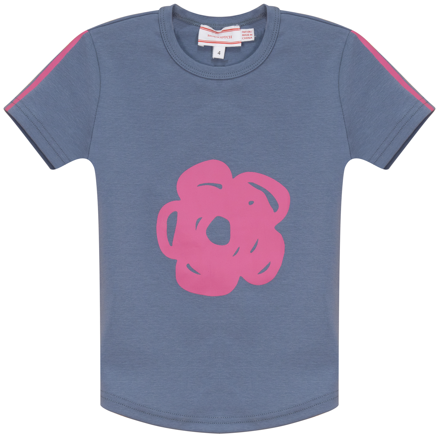 Flower Print Tshirt Denim