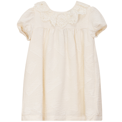 Rectangle Textured Dress Dark Almond