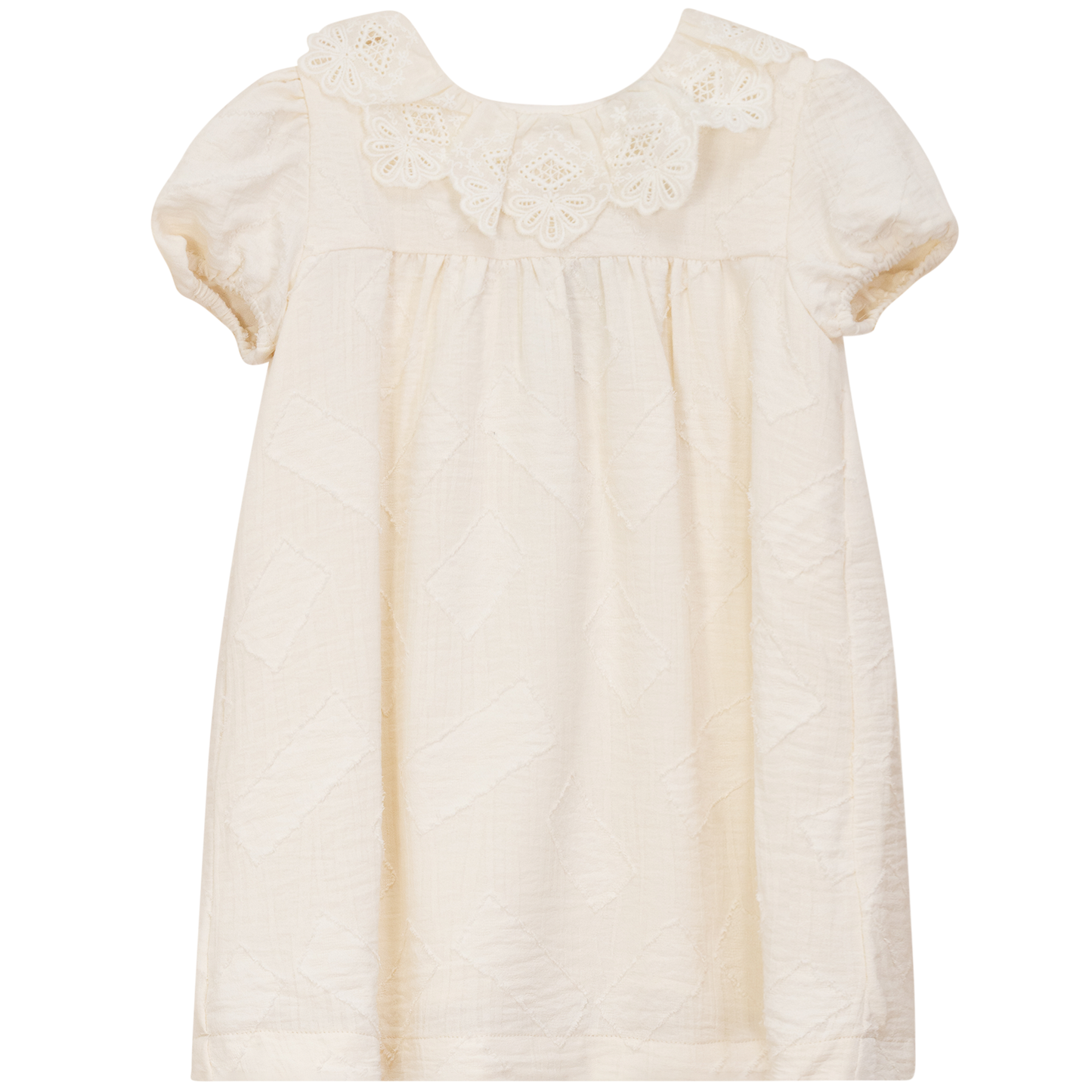 Rectangle Textured Dress Dark Almond