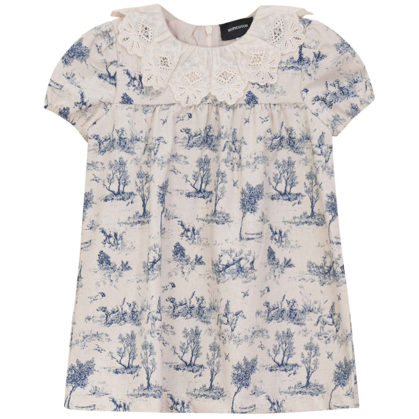 Tree Print Dress Indigo