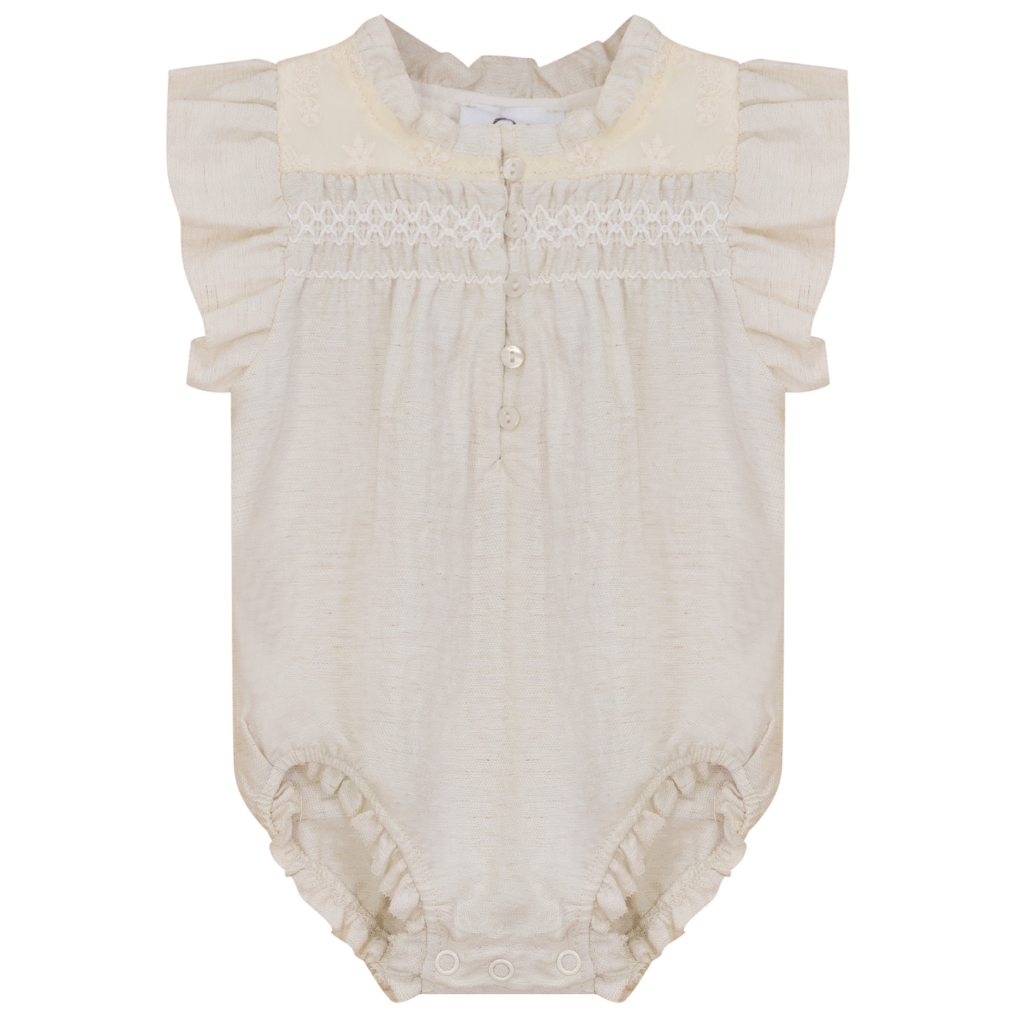 Woven Crinkle Bubble Dark Almond