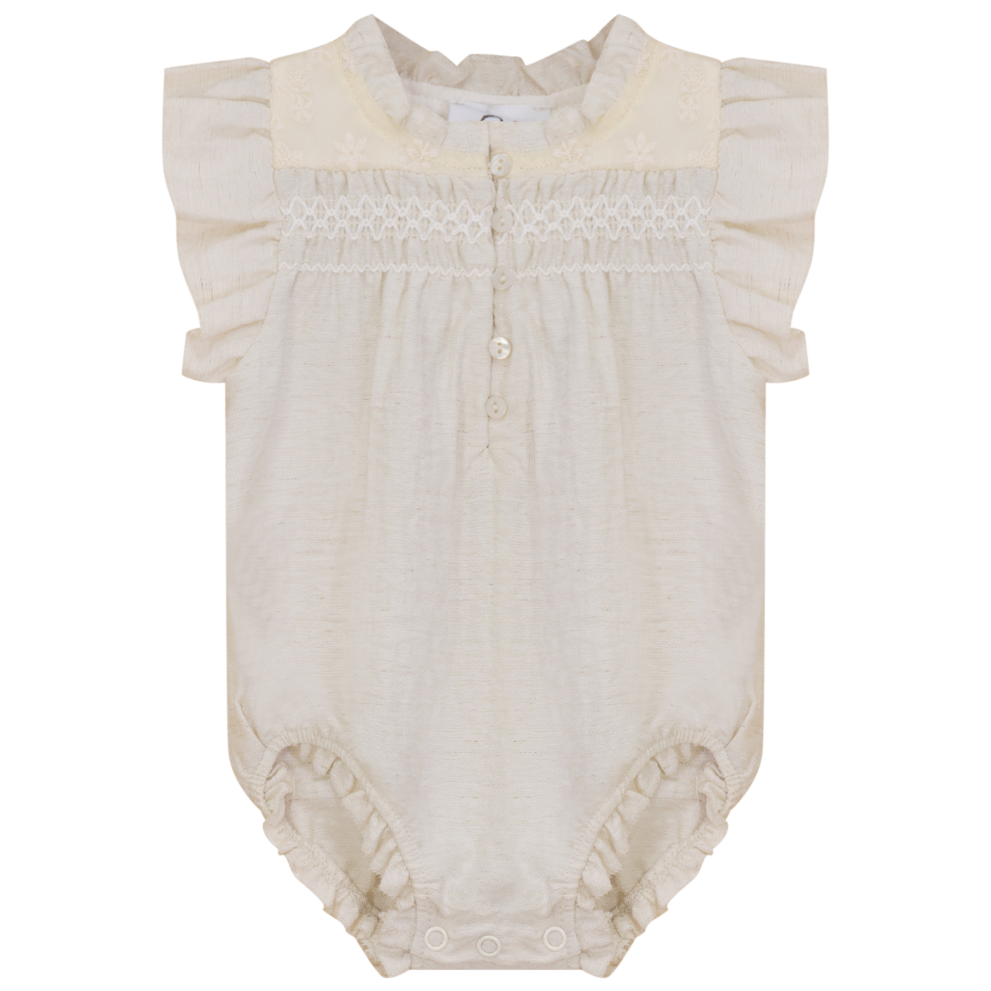 Woven Crinkle Bubble Dark Almond