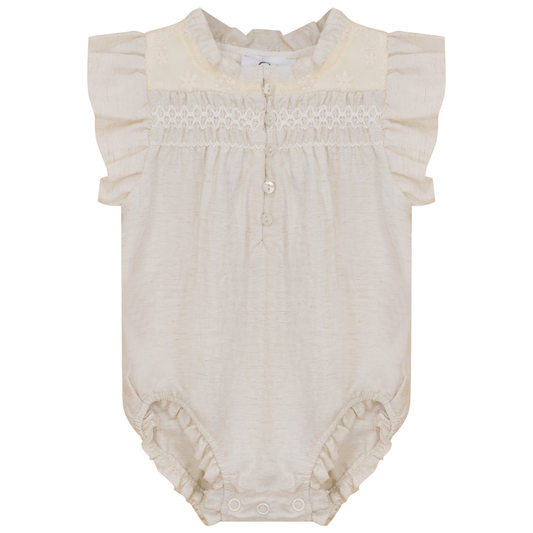 Woven Crinkle Bubble Dark Almond