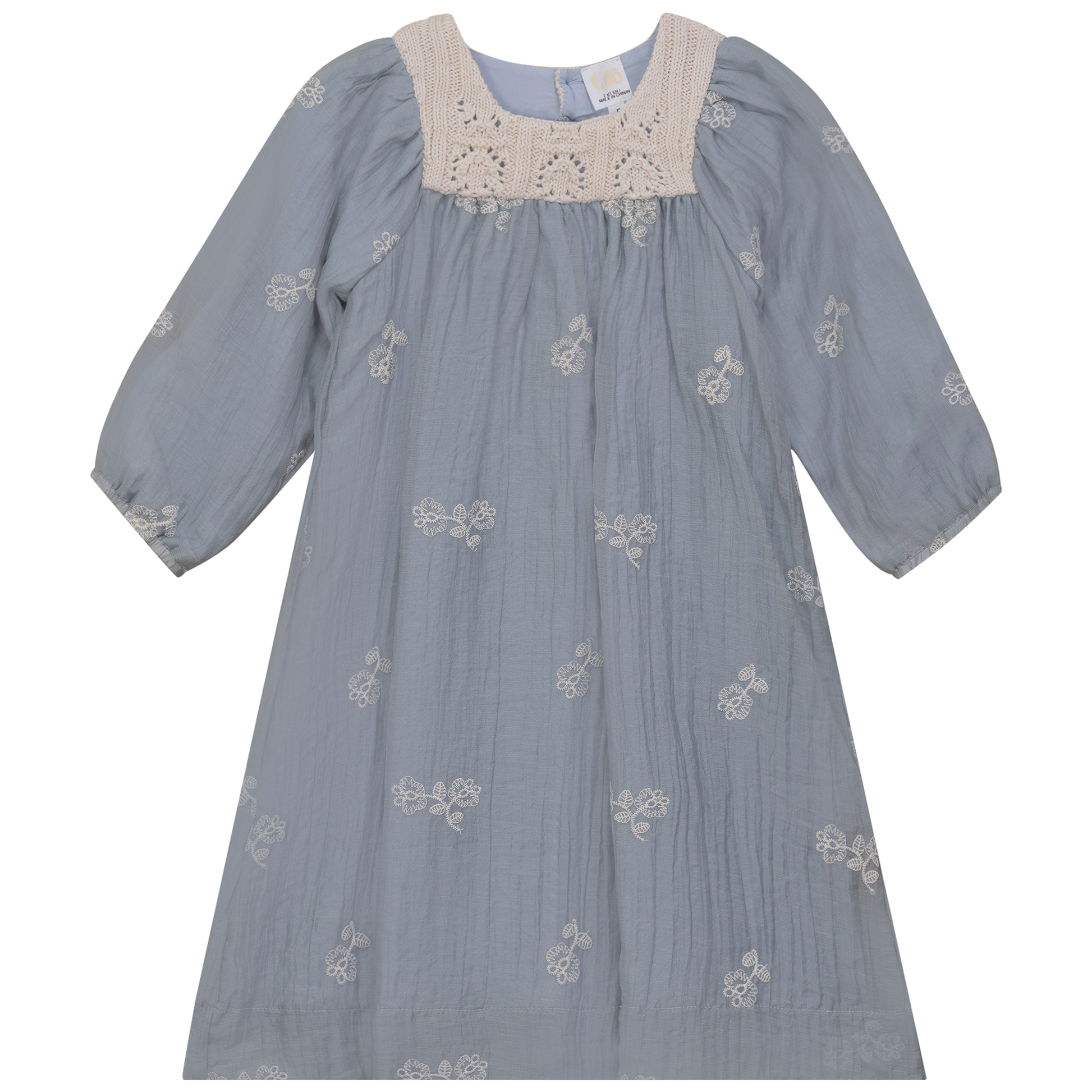 Flower Embroidered Dress