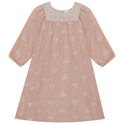 Flower Embroidered Dress