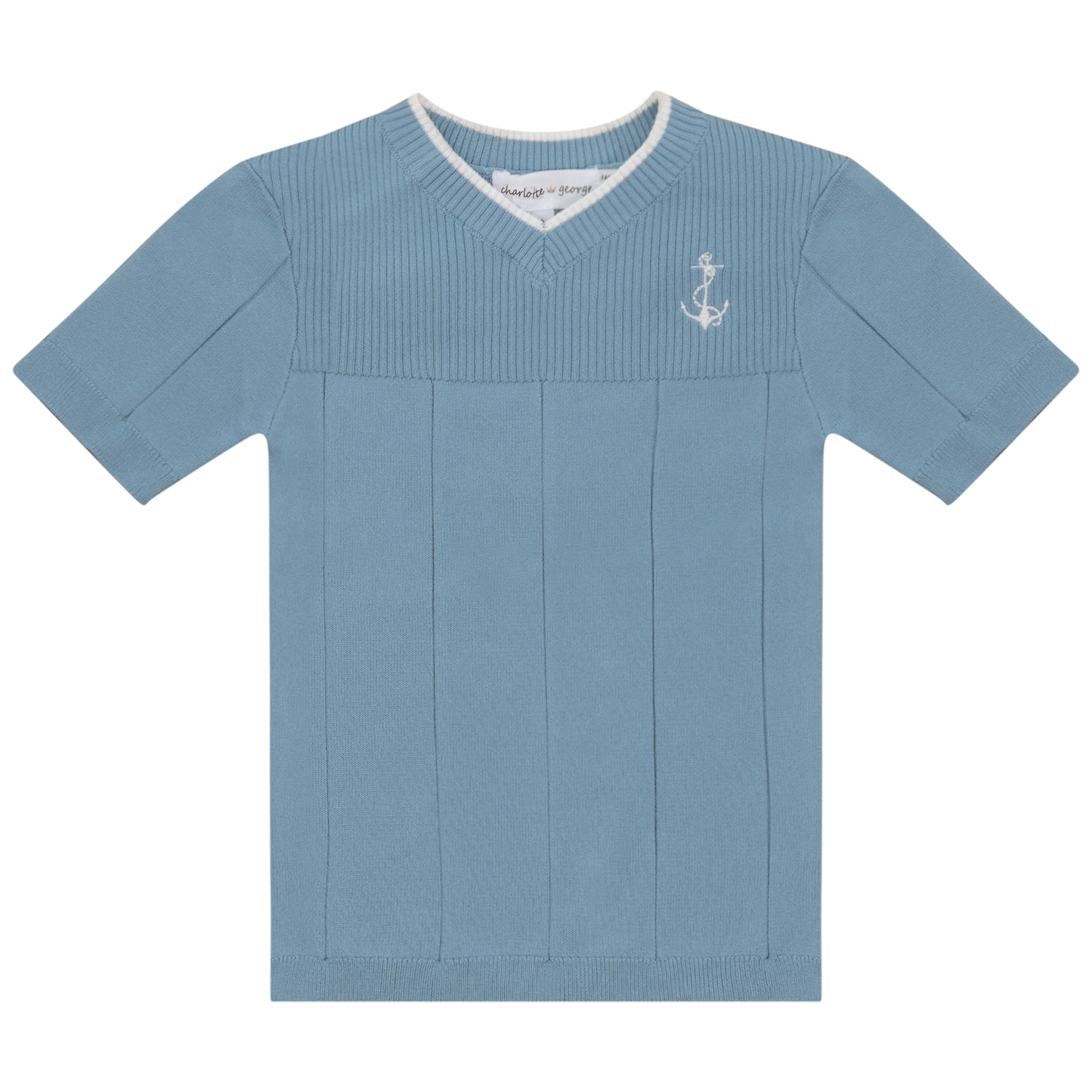 Anchor Embroidered Tshirt Seabrook