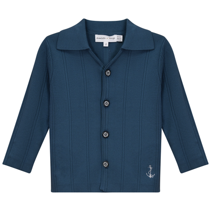 Anchor Embroidered Jacket Sapphire
