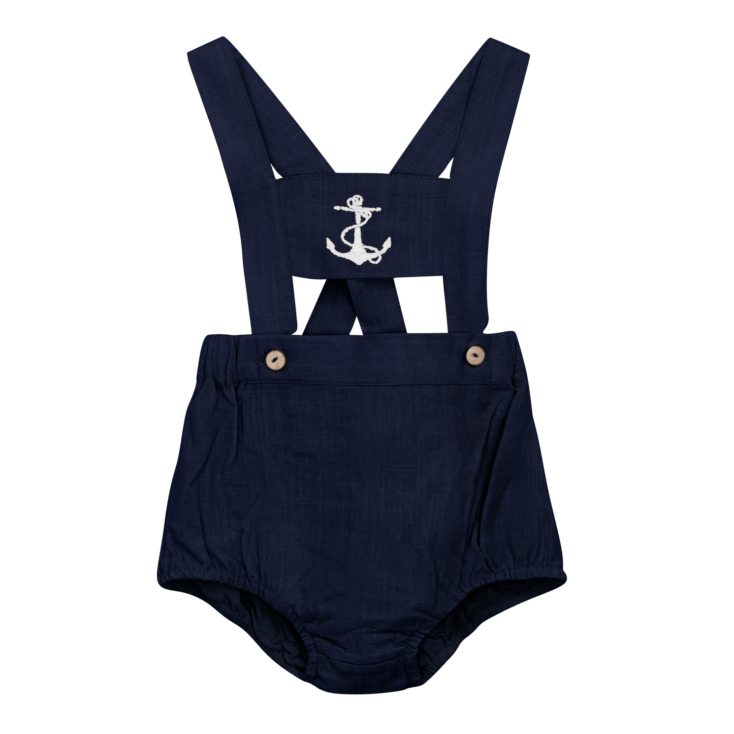 Anchor Embroidered Overall Navy
