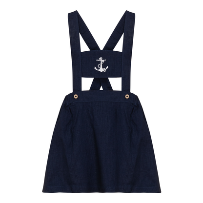 Anchor Embroidered Jumper Navy
