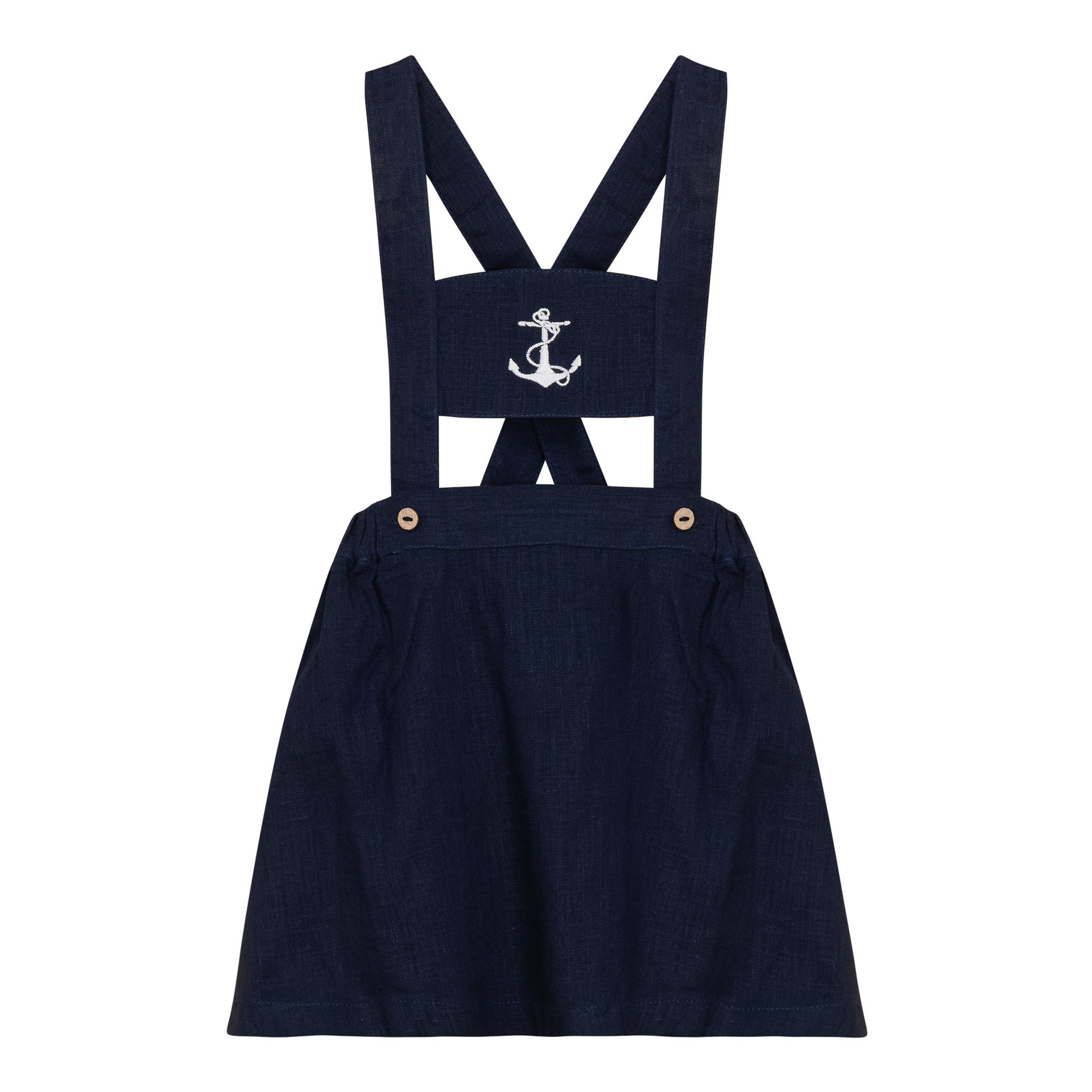 Anchor Embroidered Jumper Navy