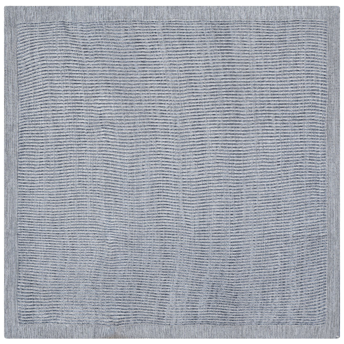 Knit Stitch Blanket Denim One Size