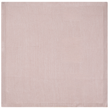 Knit Stitch Blanket Pink One Size