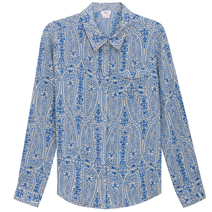 Paisley Print Shirt Royal