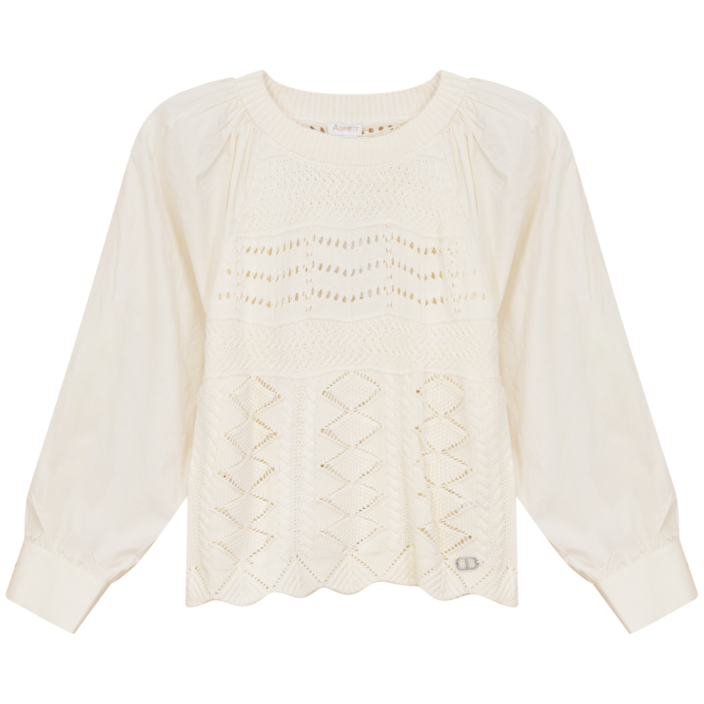 Knit Cotton Top Cream