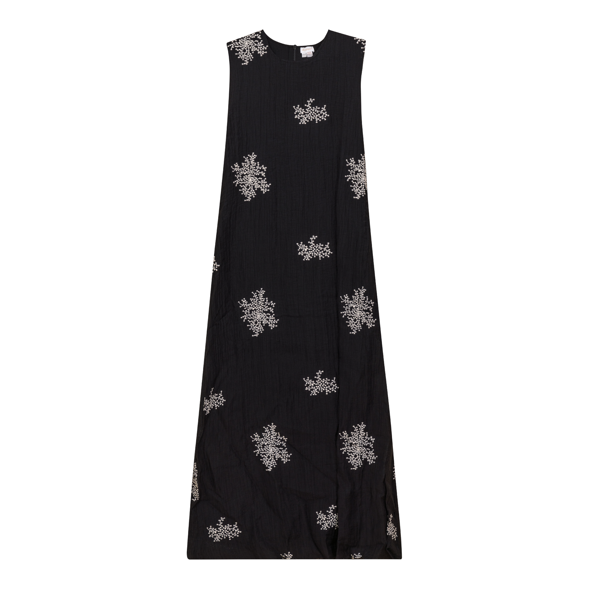 Midi Woven Printed Jumper Black Off White