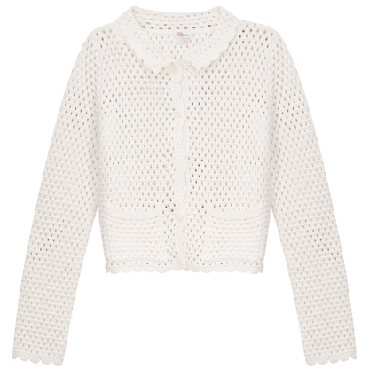 Crochet Cardigan White