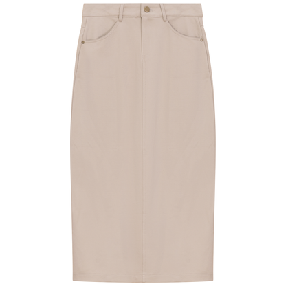 Ponte Midi Skirt Sand