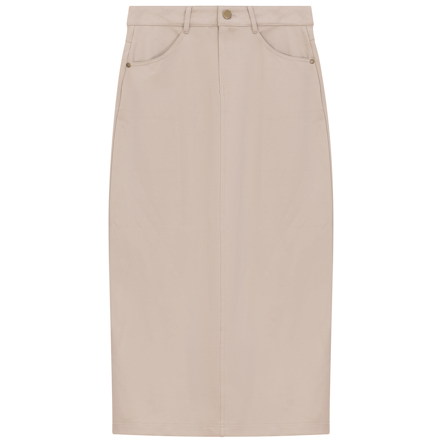 Ponte Midi Skirt Sand