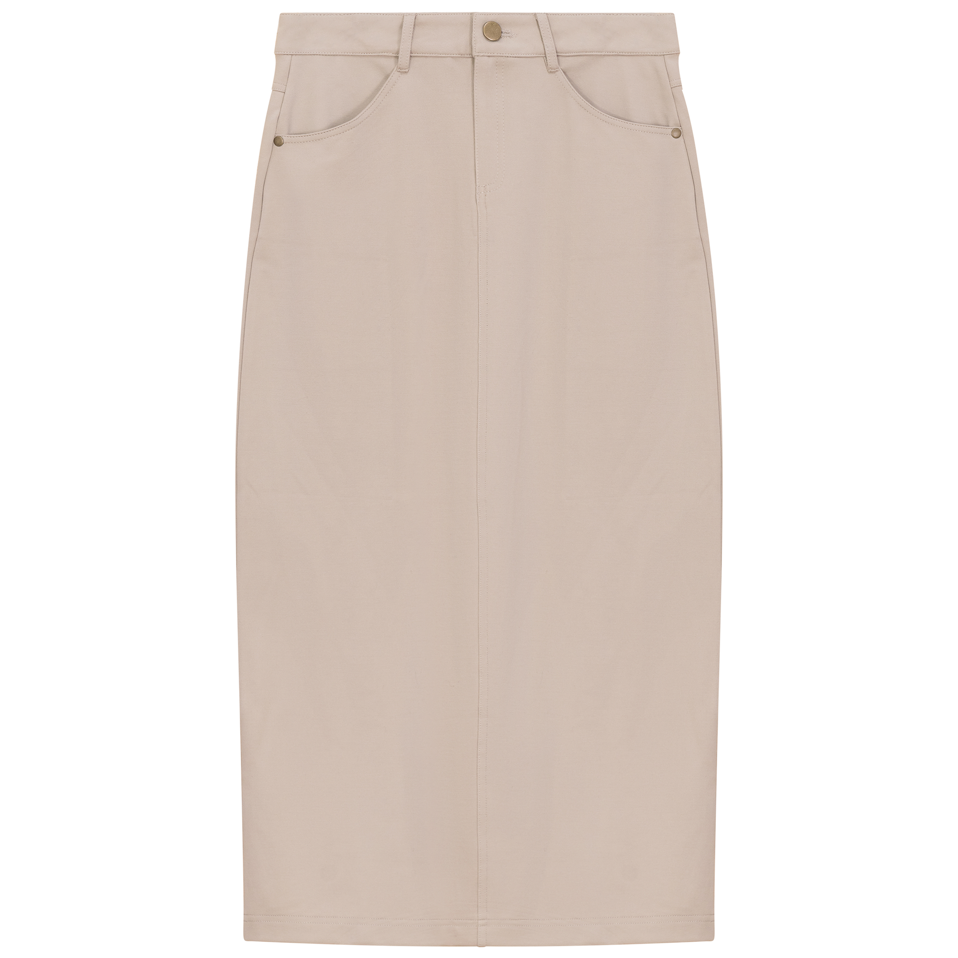 Ponte Midi Skirt Sand