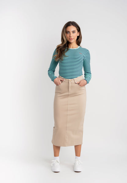 Ponte Midi Skirt