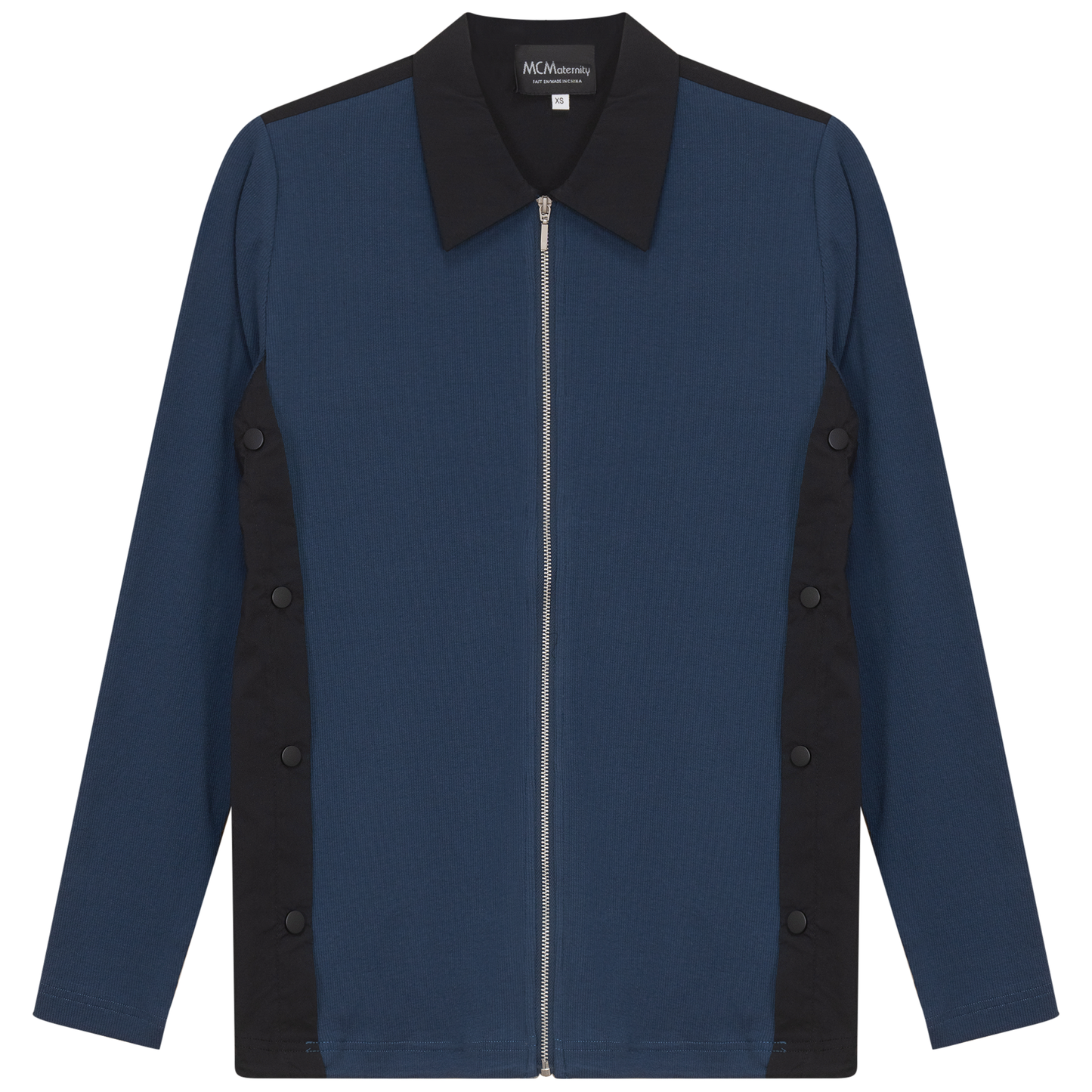 Maternity Top Shirt Combo Dark Denim Black