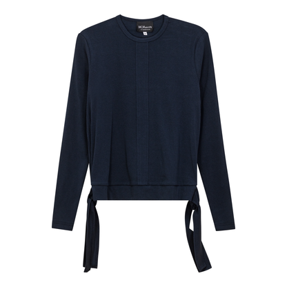 Maternity Wrap Look Tee Dark Denim