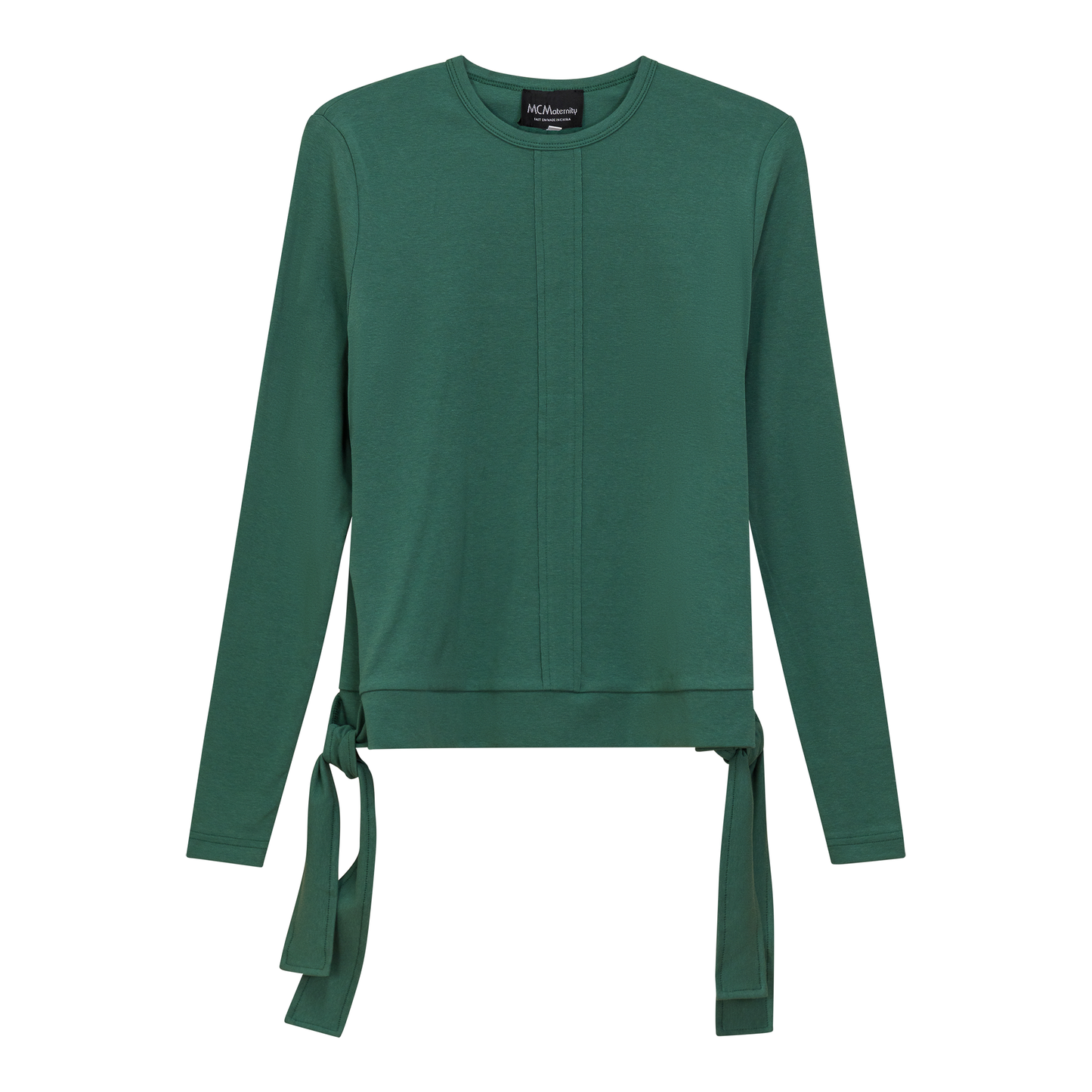 Maternity Wrap Look Tee Dark Mint