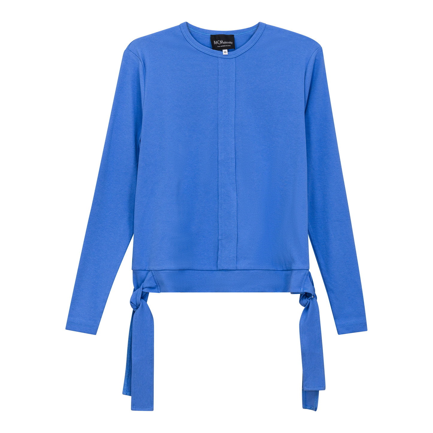 Maternity Wrap Look Tee Light Sapphire