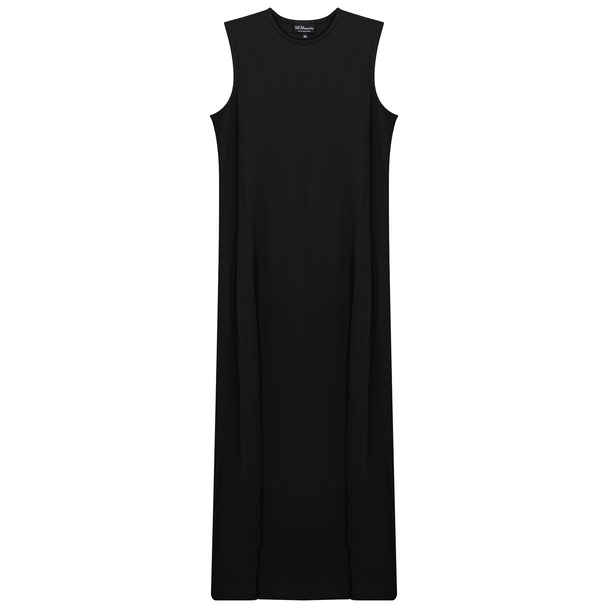 Maternity Ribbed Midi Dress