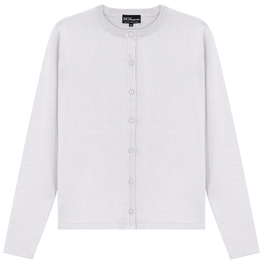 Maternity Knit Cardigan White