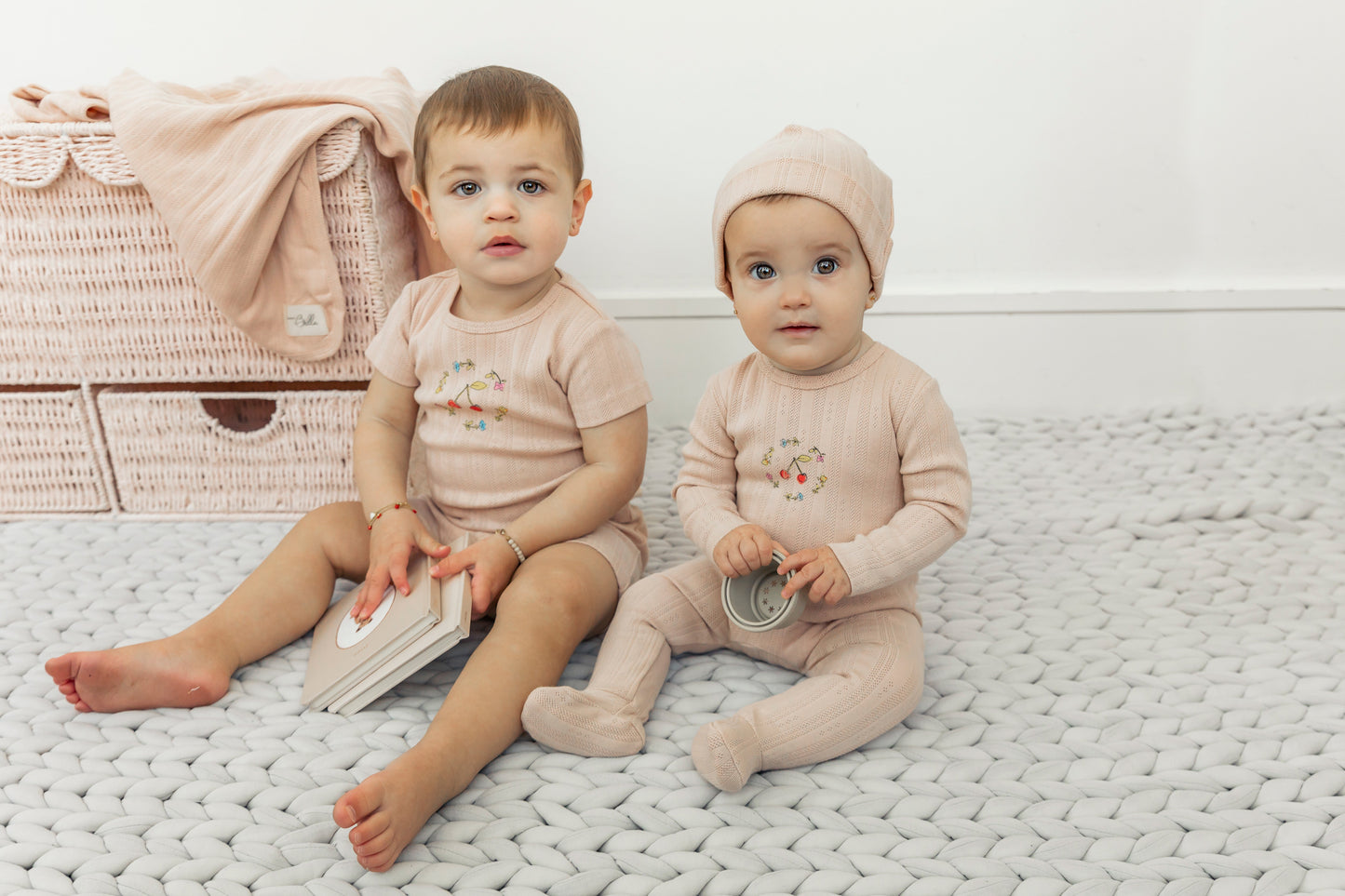 Pointelle Ribbed Blanket