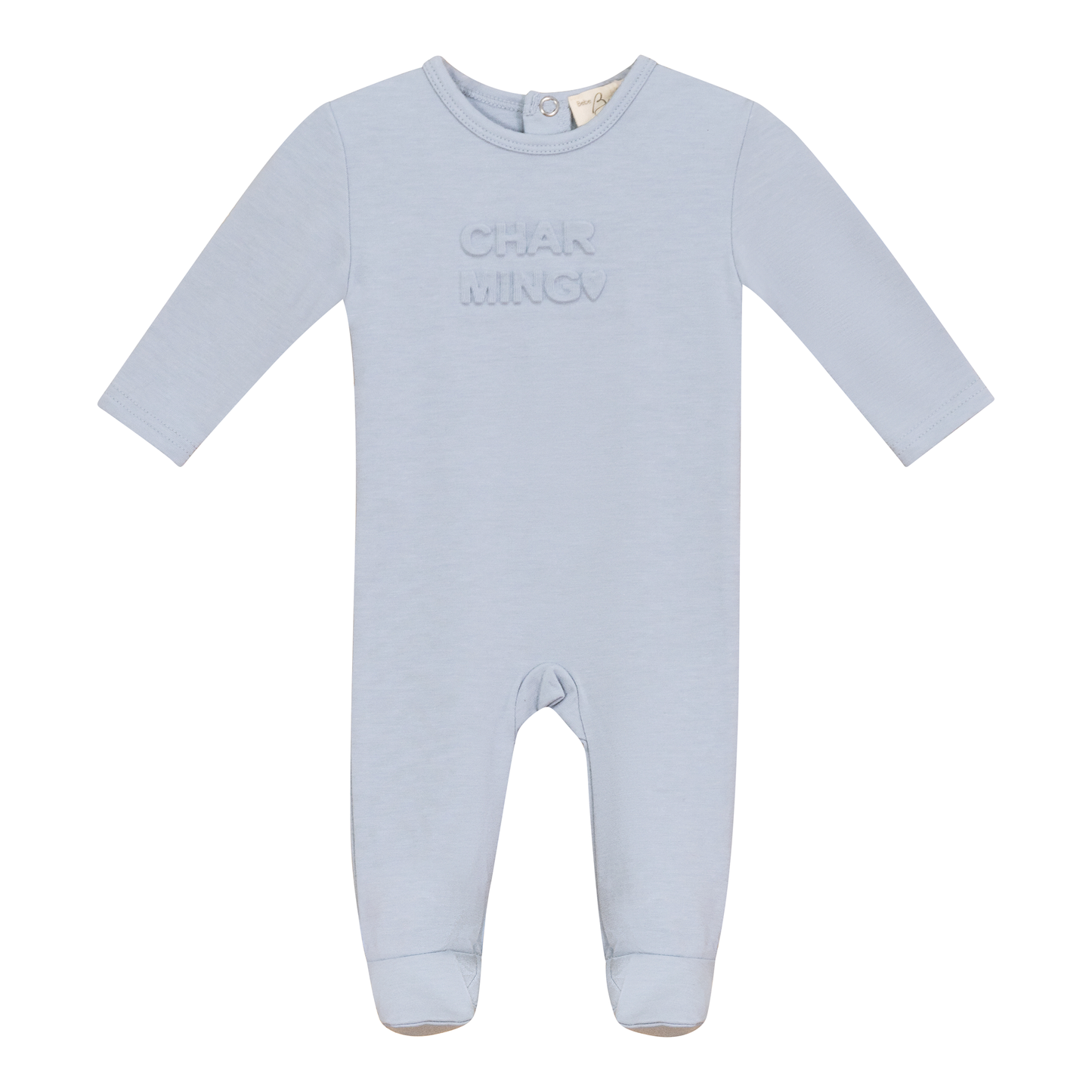 Charming and Darling Print Onesie Blue