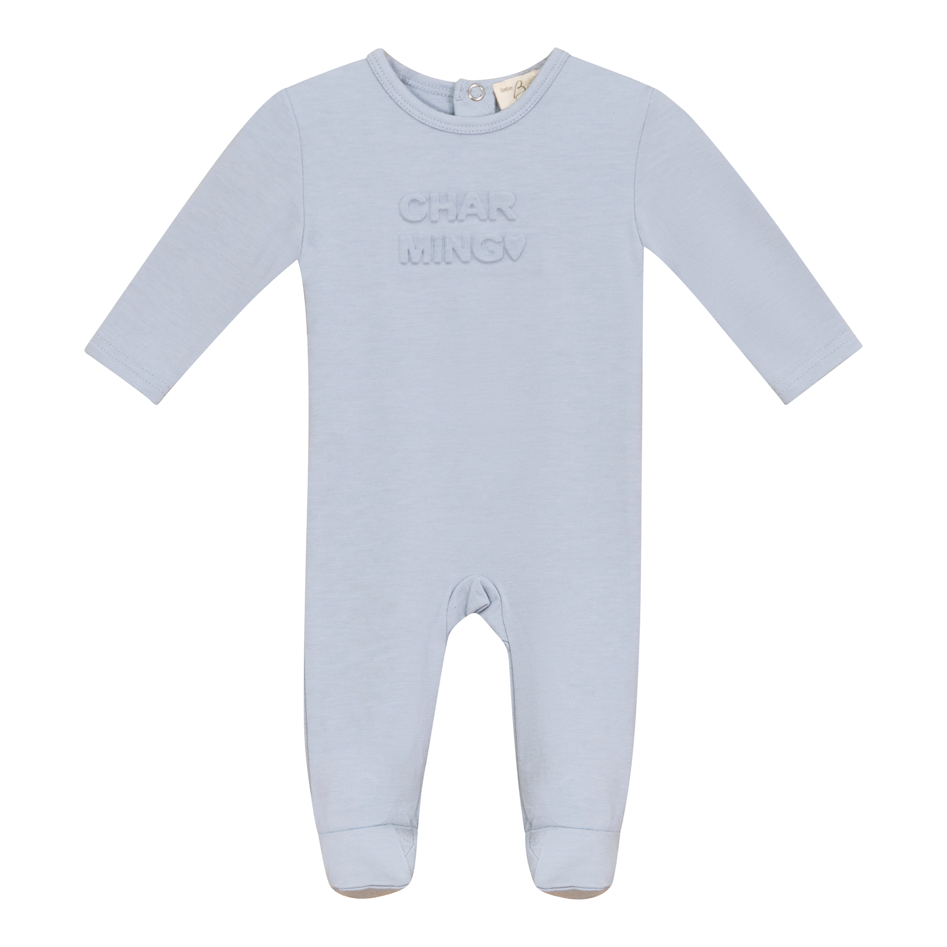 Charming and Darling Print Onesie Blue