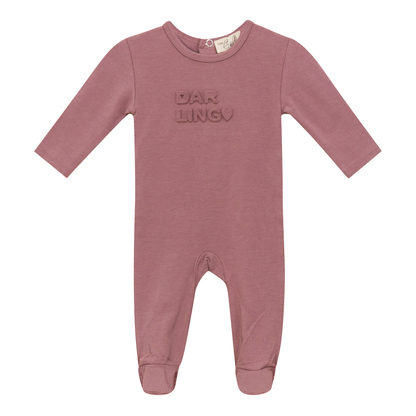 Charming and Darling Print Onesie Rose