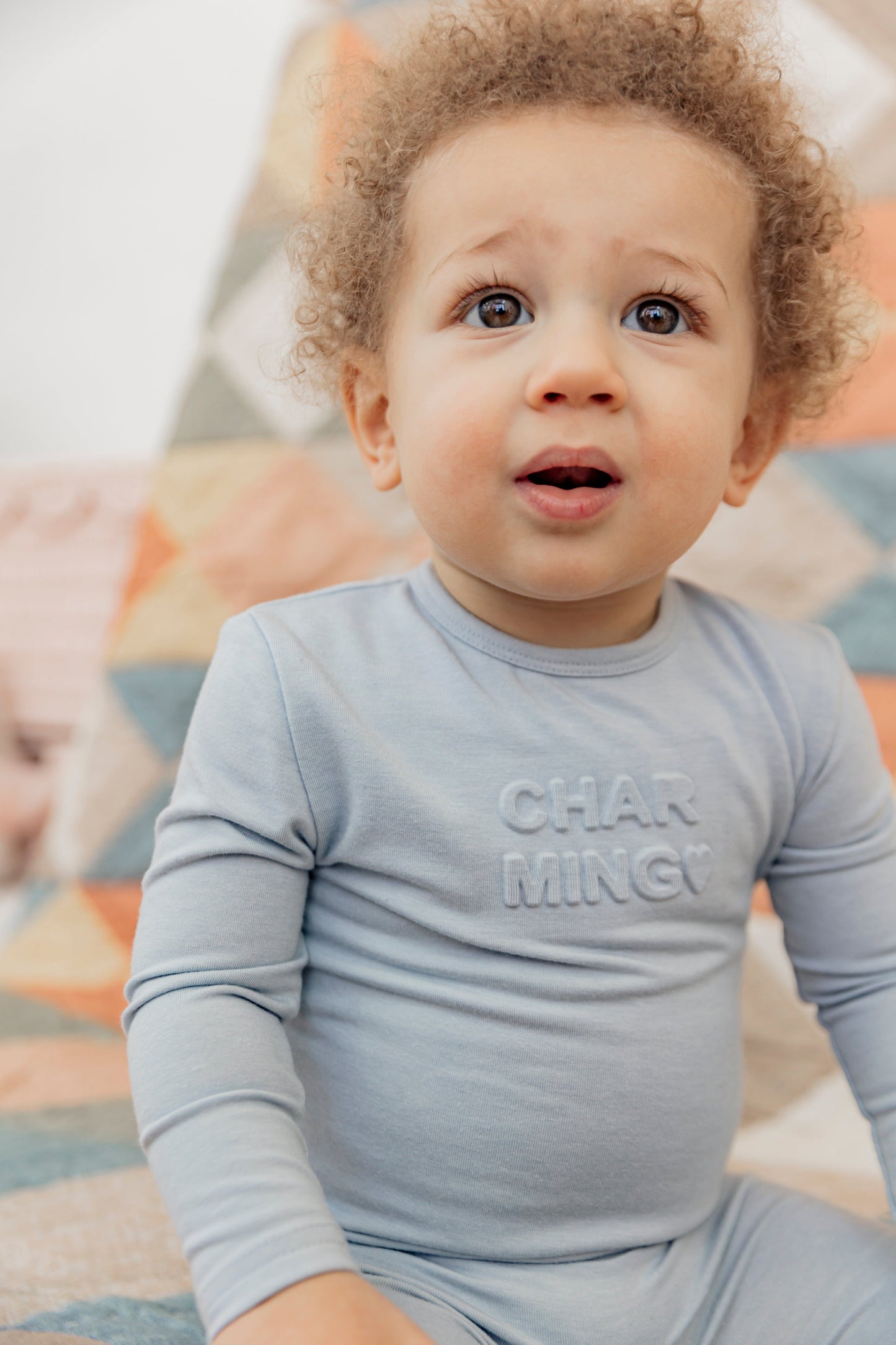 Charming and Darling Print Onesie