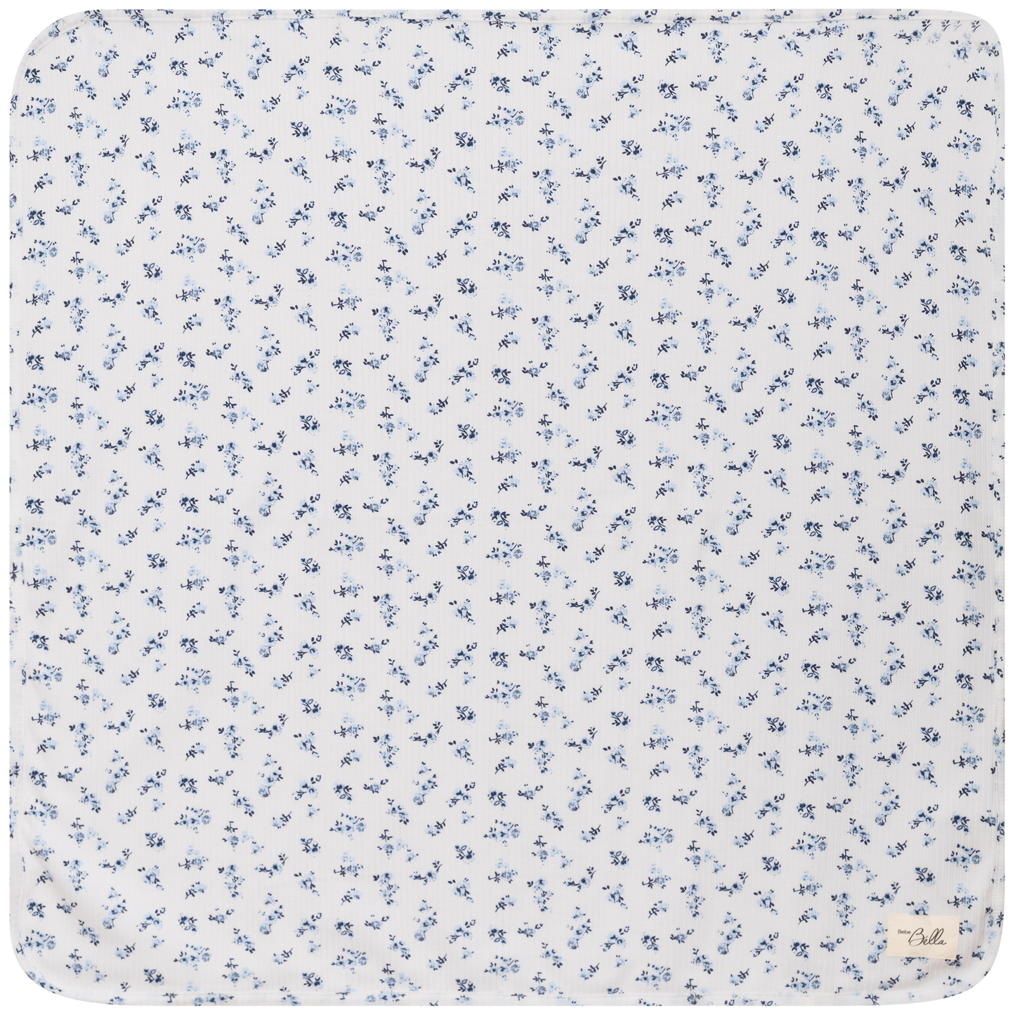 Floral Delight Blanket Blue One Size