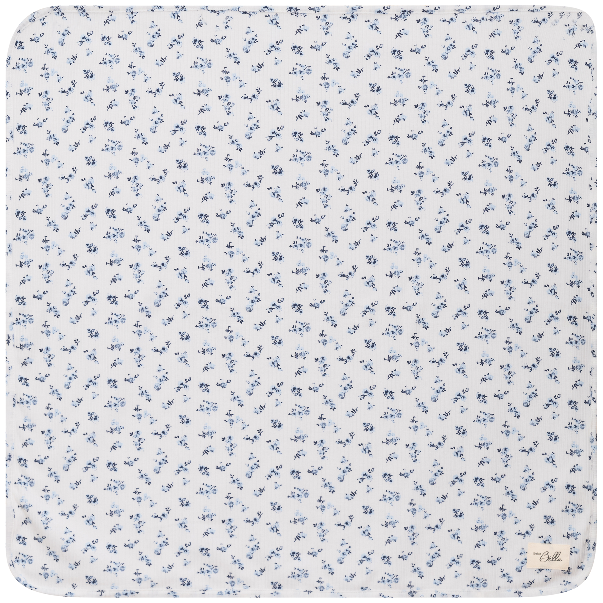 Floral Delight Blanket Blue One Size