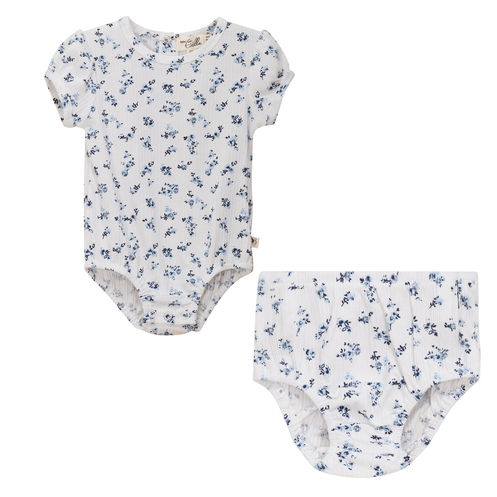 Floral Delight 2Pc Set Blue
